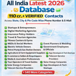 1 Million B2B And B2C Database