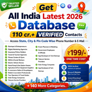 1 Million B2B & B2C Database – Verified Business & Customer Leads