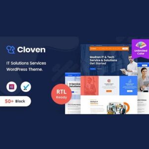 Cloven - IT Solutions Services Company WordPress Theme + RTL