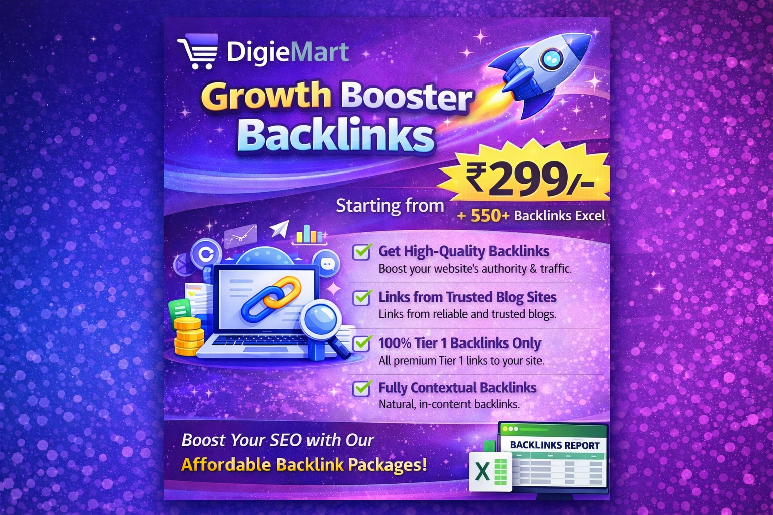 Growth Booster Backlinks Package Growth Booster Backlinks Package